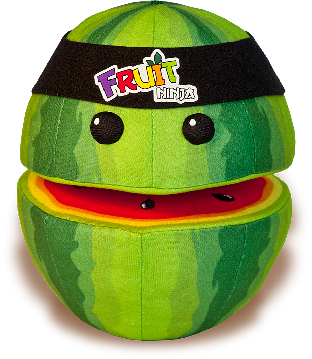 Gifts For App Addicts - Fruit Ninja Plush (615x709), Png Download