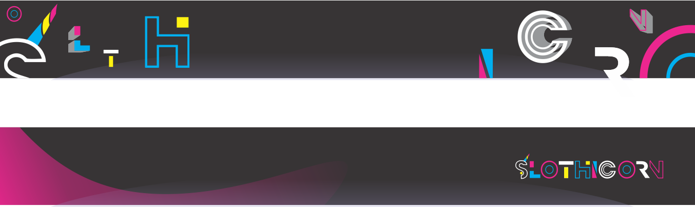 Slothicorn Banner - Portable Network Graphics (1354x403), Png Download