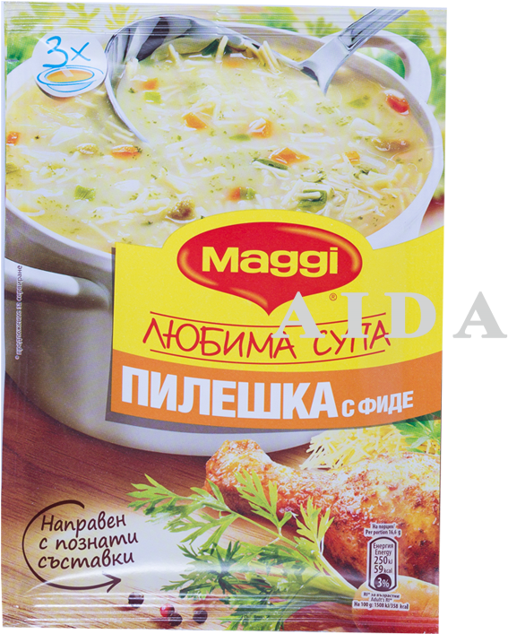 Maggi Chicken Soup With Beef - Maggi (768x915), Png Download