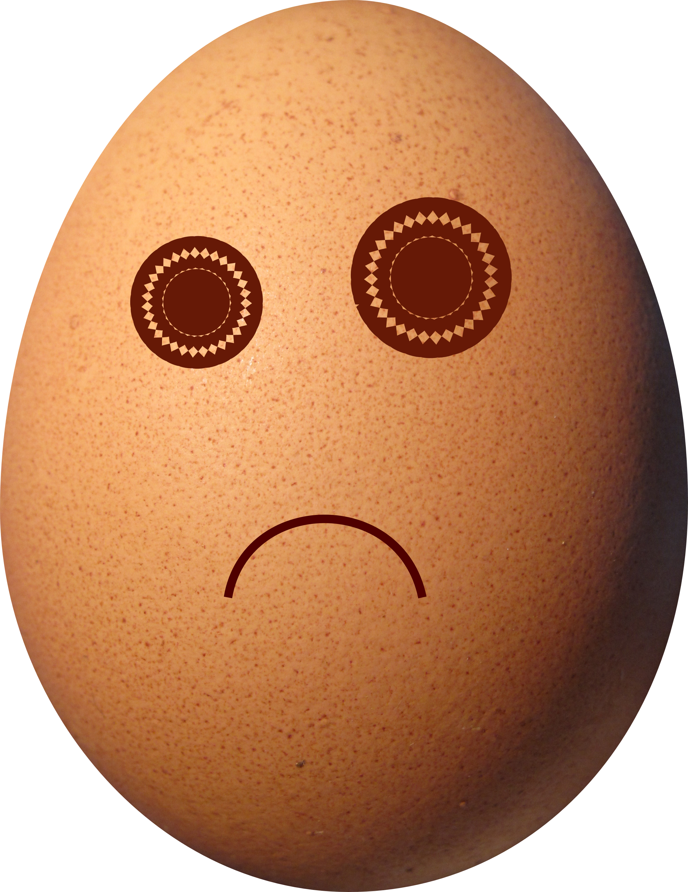 Oeuf-triste - Poule Triste (2314x3000), Png Download