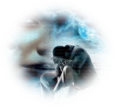 Estrellacristal73 - Homme Triste (400x373), Png Download