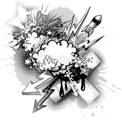 Graffiti Explosion Psd - Graffiti Explosion (400x393), Png Download