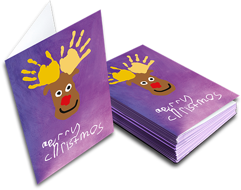 Pasted Image Crop U817 - School Christmas Card Project (609x451), Png Download