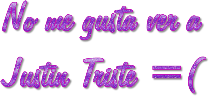 Texto Png ''no Me Gusta Ver A Justin Triste = - Text (1275x508), Png Download