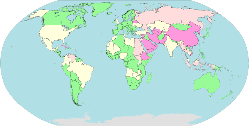 Chillingly, Via Slashdot, We Learn That Tanzania Is - Map Of The World (863x443), Png Download