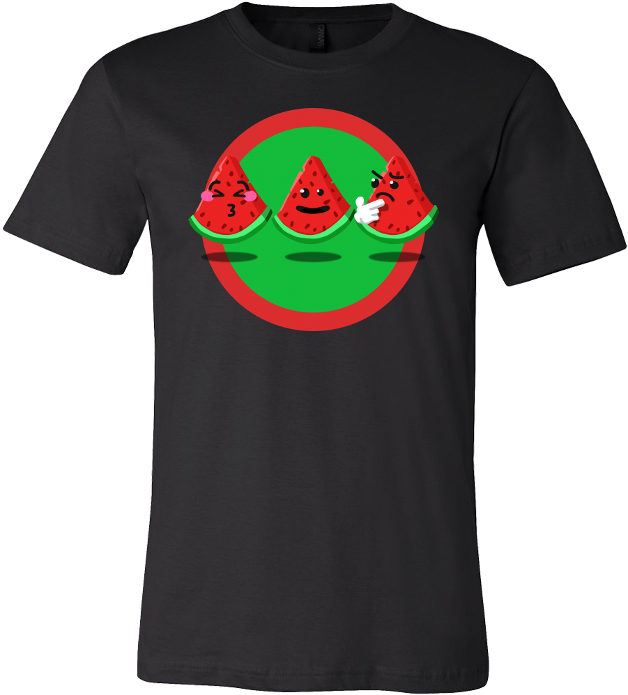 Funny Cartoon Fruit Feeling Confused Watermelon Face - My Broom Broke So Now I Drive (1000x1000), Png Download
