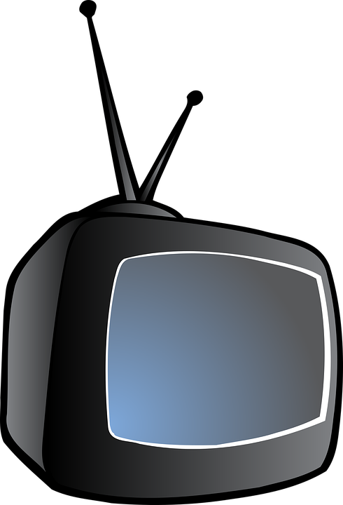 Television Clipart Old School - Tv Clipart (490x720), Png Download
