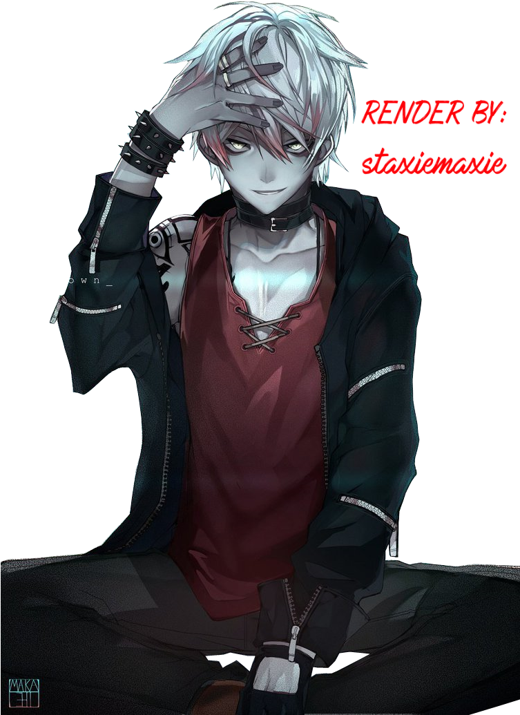 Unknown / Saeran Mystic Messenger Render By Staxiemaxie - Mystic Messenger Saeran Render (752x1063), Png Download