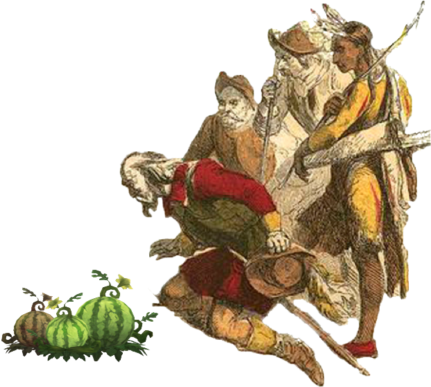 First Watermelon Discovered In Jefferson County - Ponce De Leon: Exploring Florida And Puerto Rico (639x587), Png Download