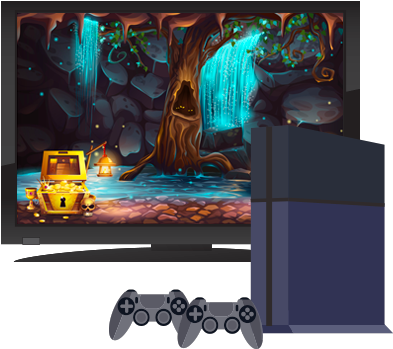 Game Console - Advantage And Disadvantage For Games (400x389), Png Download