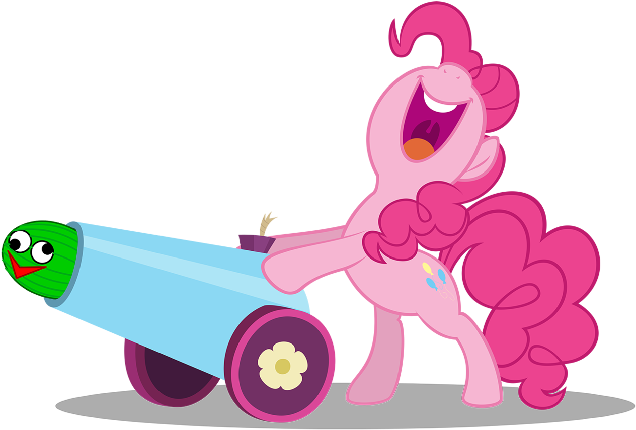 Edit, Fooby The Kamikaze Watermelon, Party Cannon, - Pinkie Pie Party Cannon (1280x897), Png Download