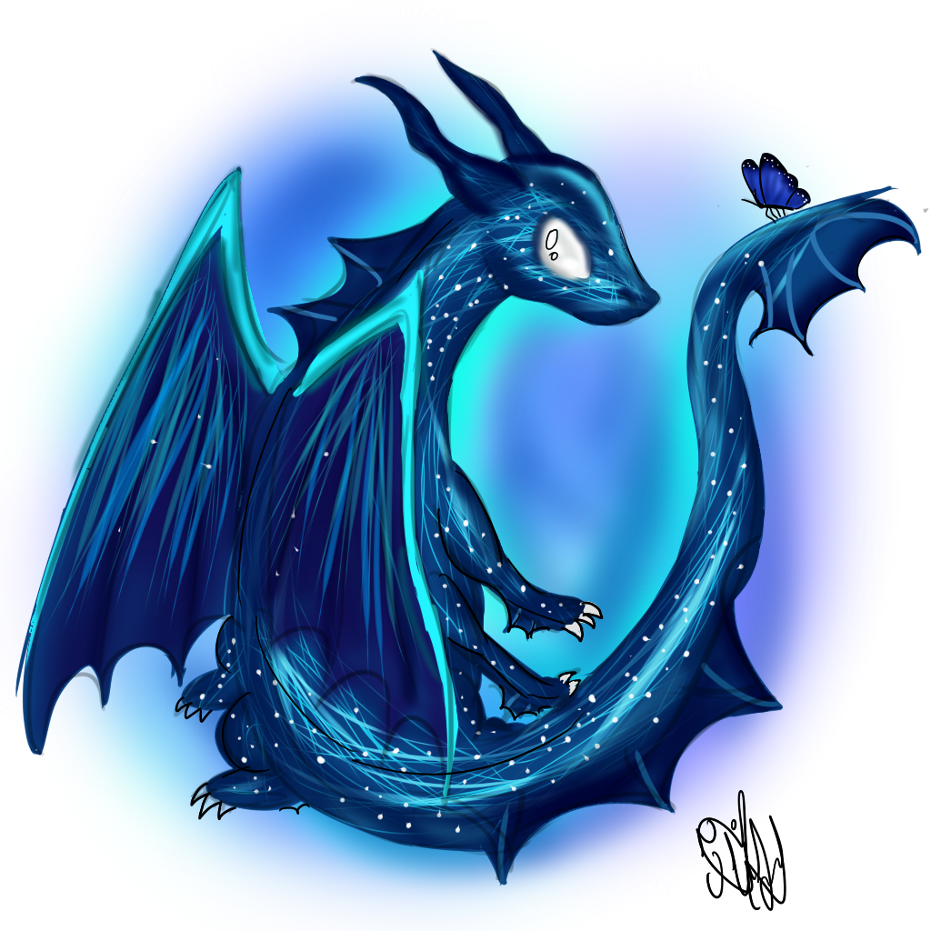 The Stars Shall Be My Guide, With All Their Beauty - Dragon (1024x1024), Png Download