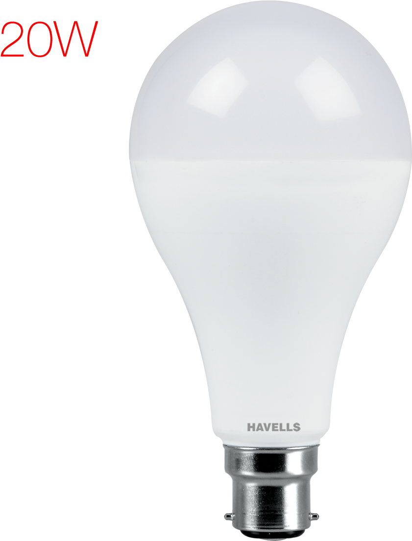 New Adore Led 20 W - Havells 10 Watt Led Bulb Price (1200x1140), Png Download