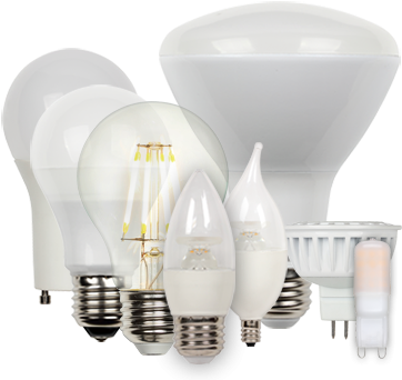 Led Light Bulbs - All Led Light Bulbs (375x341), Png Download