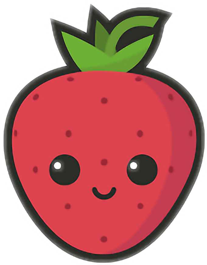 Report Abuse - Cute Strawberry (680x872), Png Download