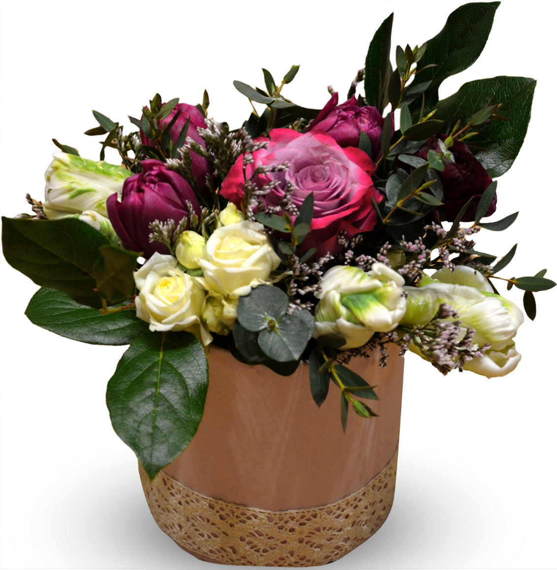 Flower Lace Flower Shop Studio Flores - Flower (1500x1430), Png Download