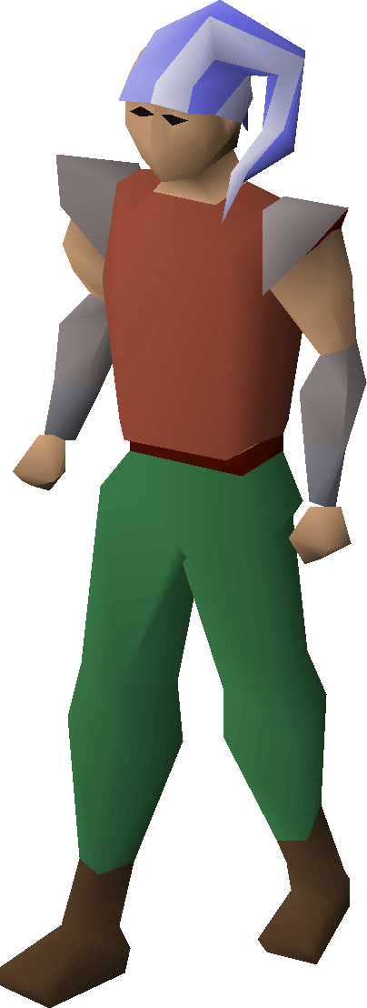 Sleeping Cap Equipped - Dragon Defender Ornament Kit (404x1108), Png Download