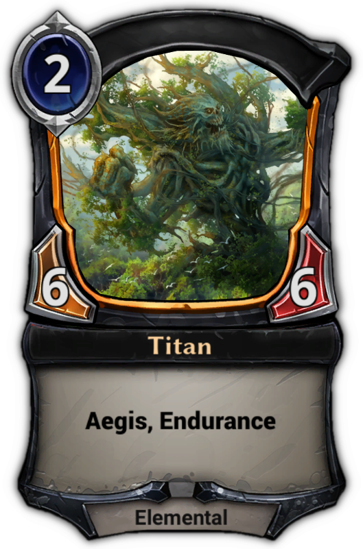 Titan - Eternal Card Game Jekk (529x801), Png Download
