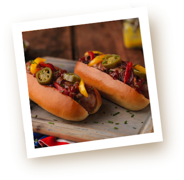 Gourmet Brioche Hot Dogs - Small Bread (379x369), Png Download
