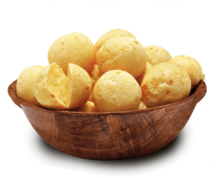 Cesta De Pão De Queijo (744x596), Png Download