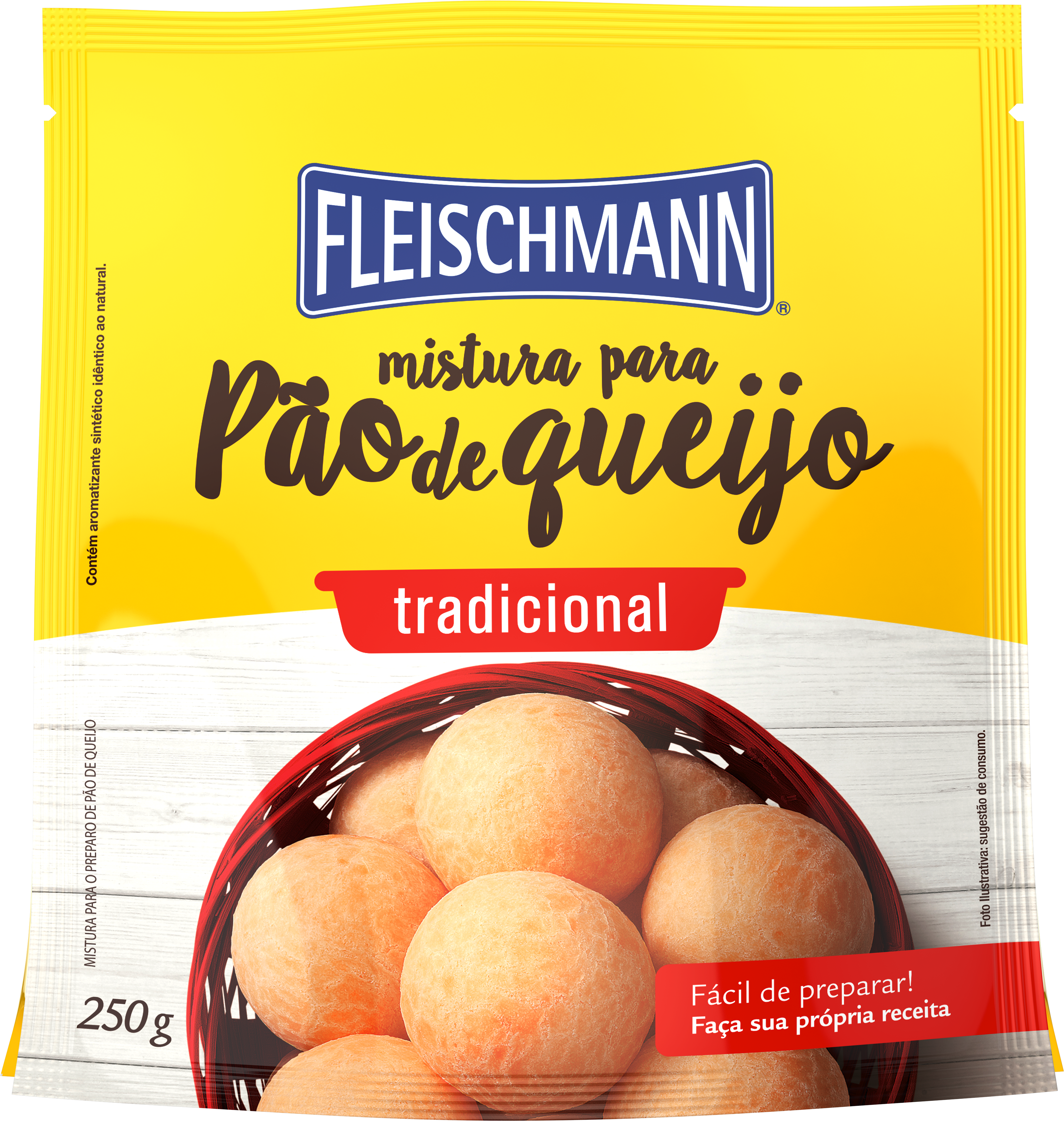 Mistura Para Pão De Queijo 250g (4950x5500), Png Download