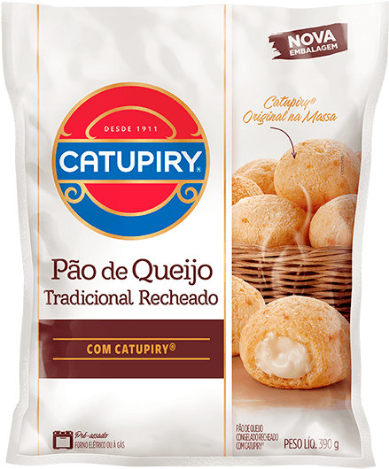 -15% - Pao De Queijo Recheado Catupiry (600x600), Png Download
