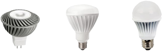 Three Led Bulbs Trans - Tcp 16374 - Led12v4mr16k30nfl Flood Led Light Bulb (700x200), Png Download