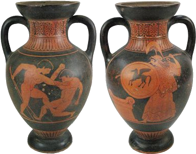 Clay Vases And Containers Became Known As One Of The - Ancient Greece Art Png (400x321), Png Download