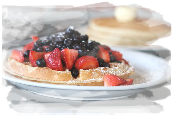 How It Began - Stacks Pancake House Waffle (555x368), Png Download