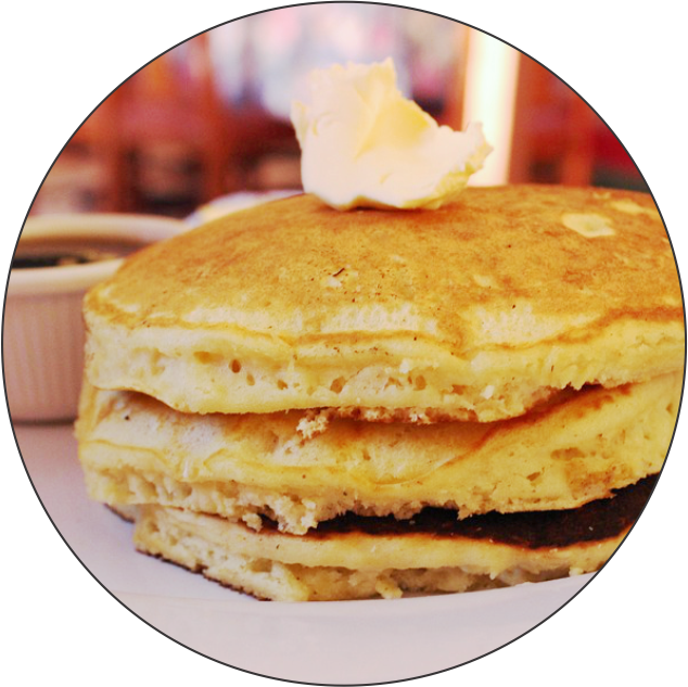 Additionally Upload Logo/image After Checkout Or Attach - Pancakes At Diner (634x633), Png Download