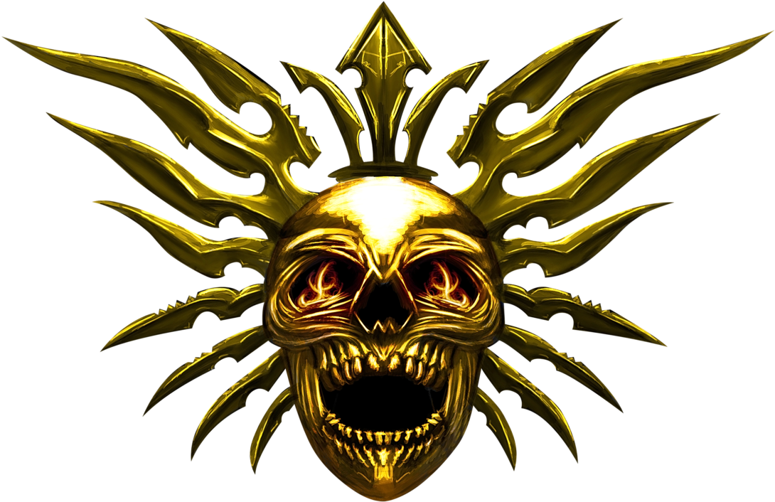 Metal Blade Skull - Florida (1200x837), Png Download