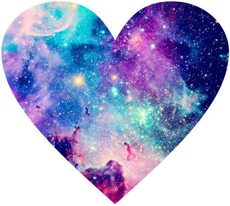 Corazón Galaxia @rosquieditora Rosquieditora Heart - Diamonds R Forever Necklace (450x403), Png Download