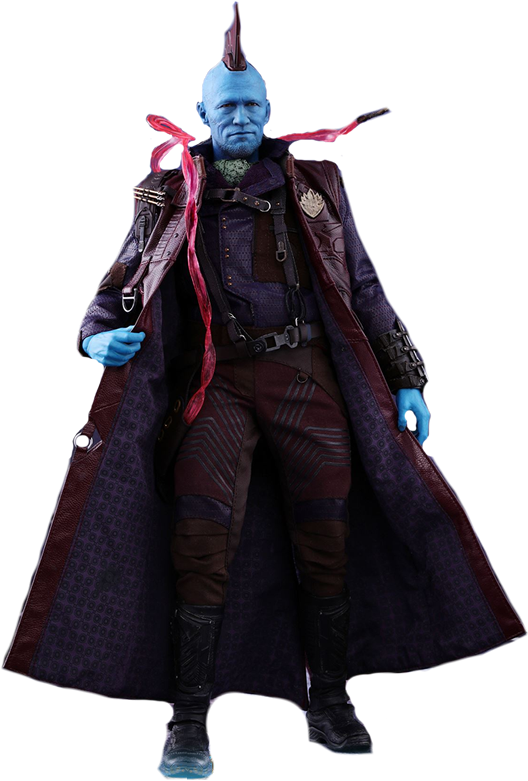 1/6 Scale Yondu "guardianes De La Galaxia Vol - Hot Toys Yondu Deluxe Ver. Figure 1:6 Scale - Guardians (800x800), Png Download