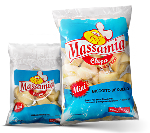 Chipa Massamia Mini - Pao De Queijo Massa Mia (540x480), Png Download
