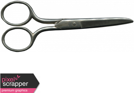 School Supplies - Scissors - Digital Scrapbooking (456x456), Png Download