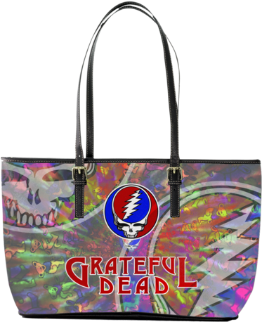 Grateful Dead Skull Large Leather Tote - Grateful Dead - Three From The Vault (2-cd) (372x480), Png Download