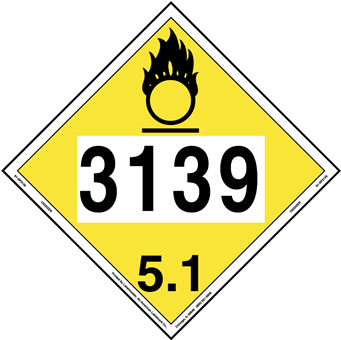 81-sp3139 0 - Dangerous Goods Class 5 (400x339), Png Download