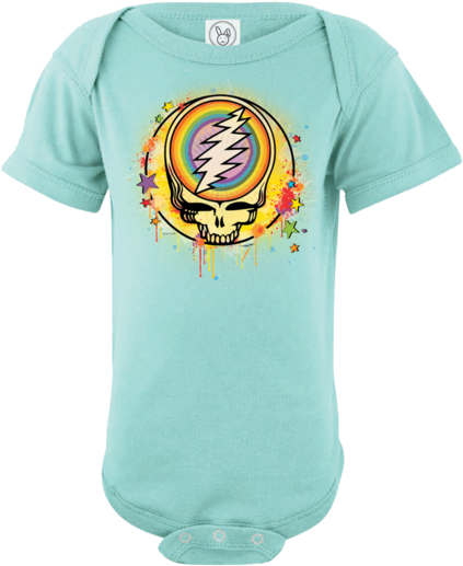 An Ice Blue Infant One Piece With A Grateful Dead Steal - Grateful Dead / So Many Roads (1965-1995) (550x550), Png Download