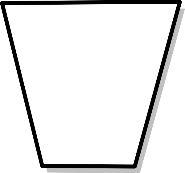 Small - Wheel Of Fortune Blank Wedge (600x561), Png Download