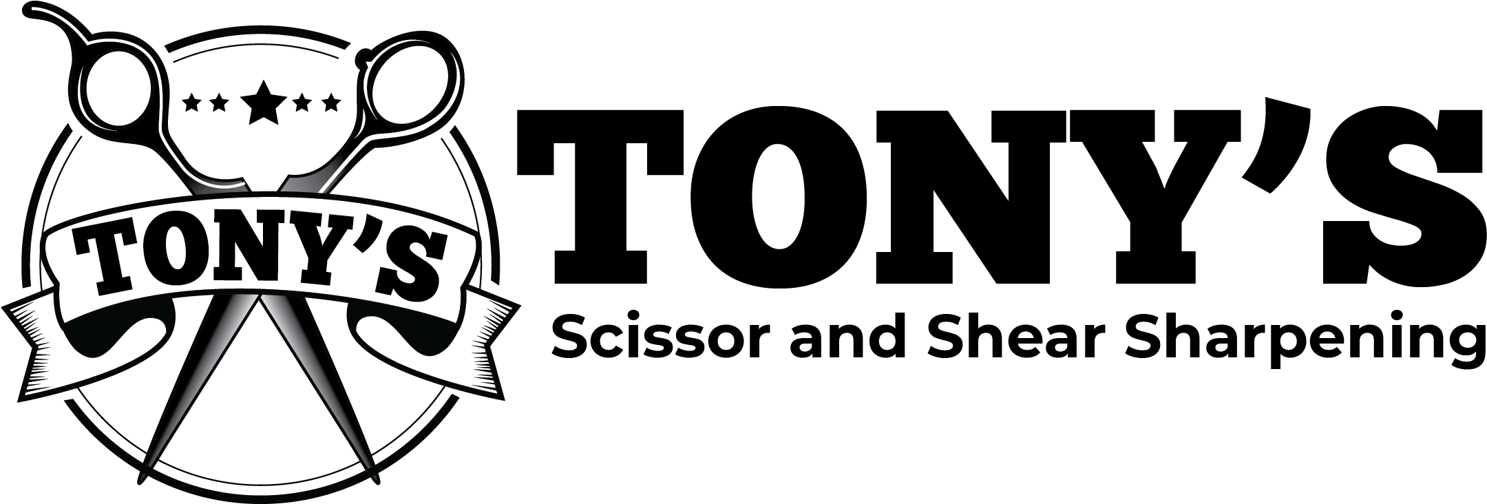 Professionally Sharpening Scissors, Shears And Knives - Scissors (2168x731), Png Download