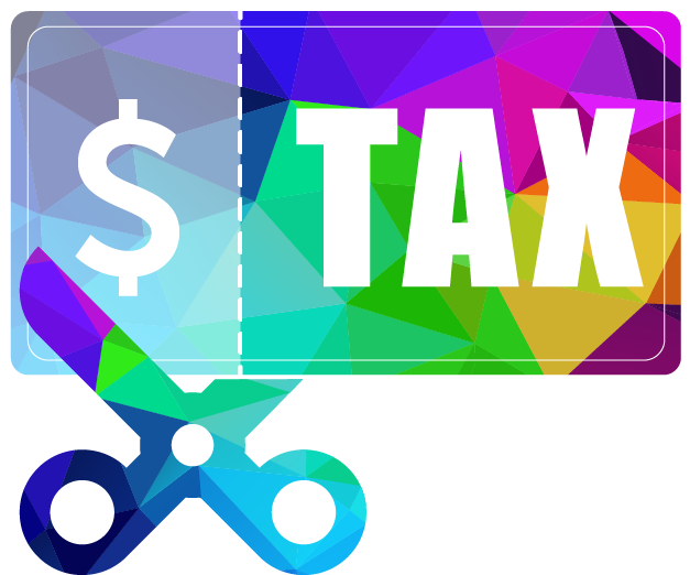 Icon Of Scissors Cutting Tax Dollar - Graphic Design (692x594), Png Download