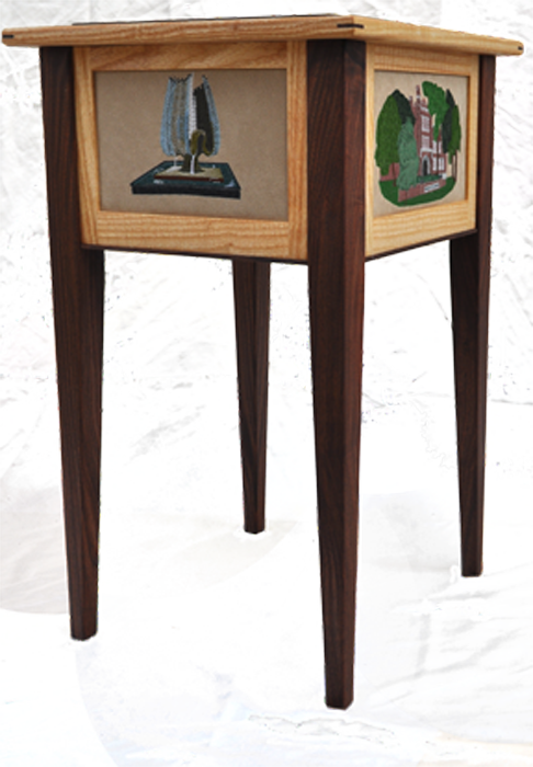 Marshall Table Old Main Fountain - End Table (486x700), Png Download