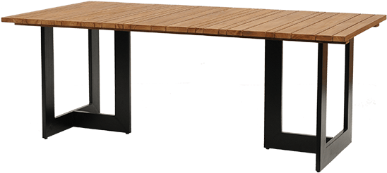 Telford Dining Table Naturalold - Outdoor Table (600x600), Png Download