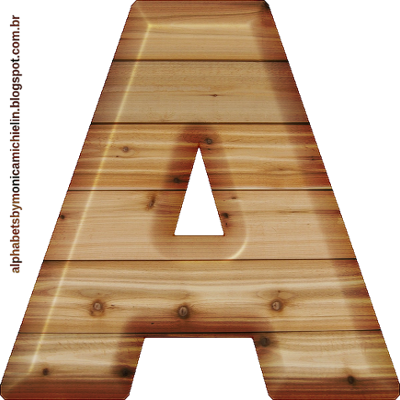 #wood Glass Alphabet Png - Letras De Madeira Png (400x400), Png Download