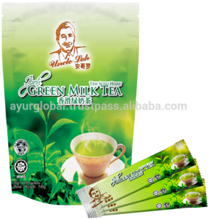 Malaysia Instant Green Milk Tea - Matcha (350x349), Png Download