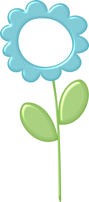Png Flower Clip Art And - Flower Bulletin Board Clipart Png (292x658), Png Download