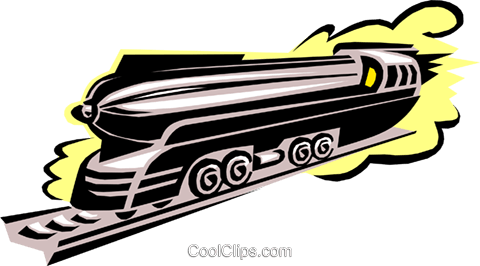 Speeding Train - Speeding Train Clip Art (480x266), Png Download
