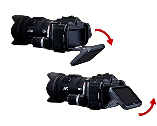 The Articulated Screen Allows Low Angle Shots, Self - Canon Ef 75-300mm F/4-5.6 Iii (414x298), Png Download