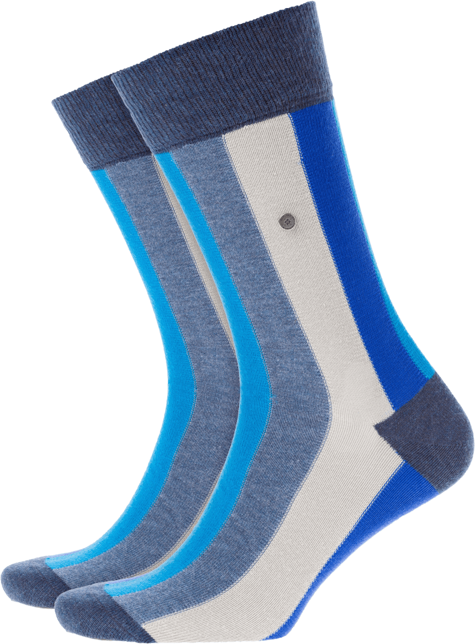 Vertical Stripe Men Socks Schwarz - Burlington Industries (1200x1440), Png Download