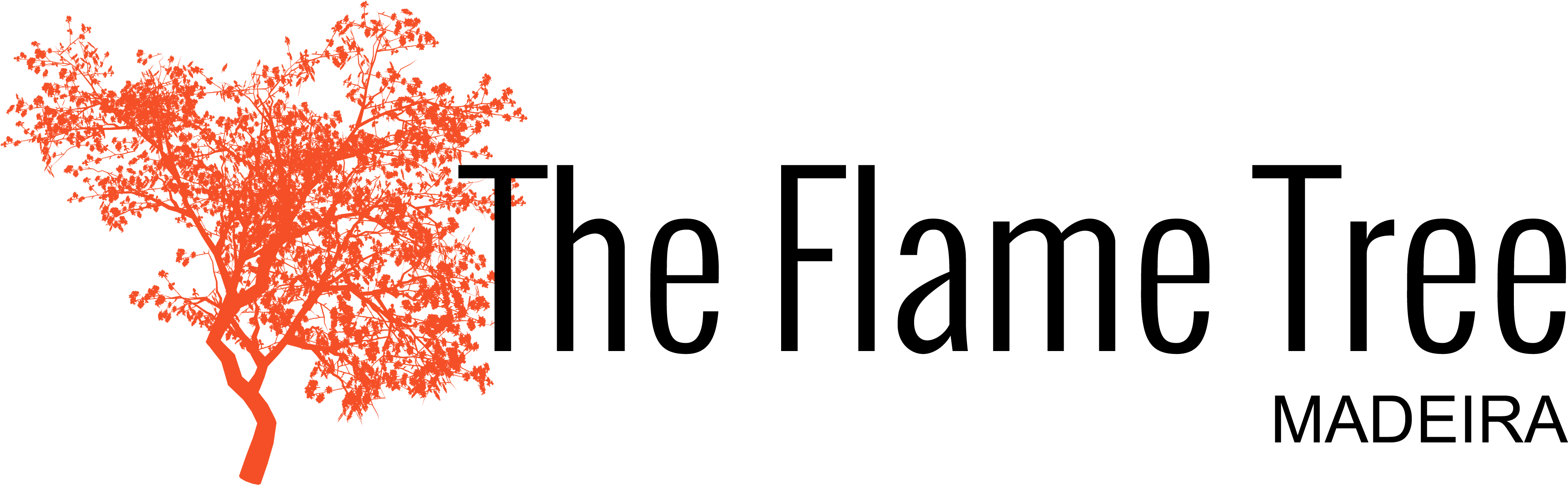 The Flame Tree Madeira - Flame Tree Hotel Madeira (3864x1208), Png Download